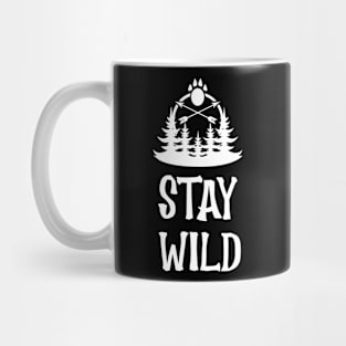 Stay Wild Nature Quote Mug